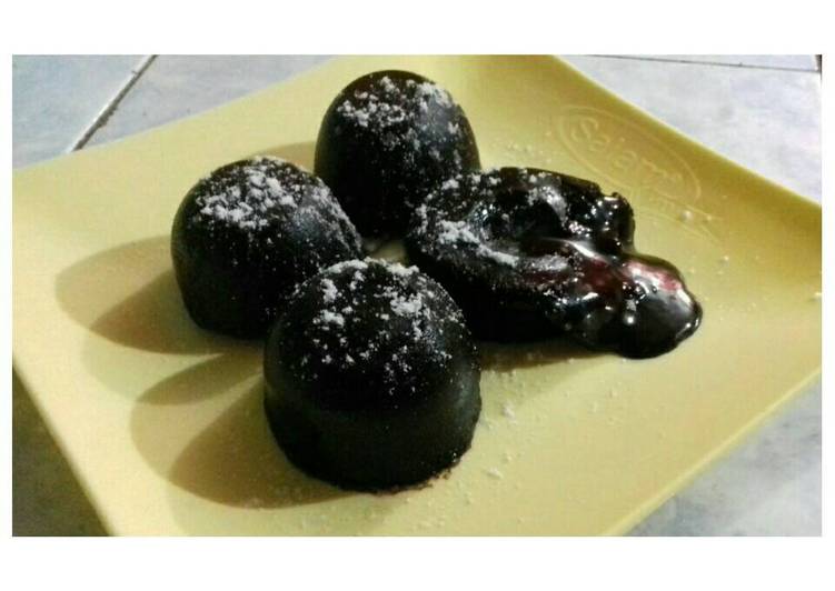 resep makanan Choco Lava (Kukus-budget anak kos)