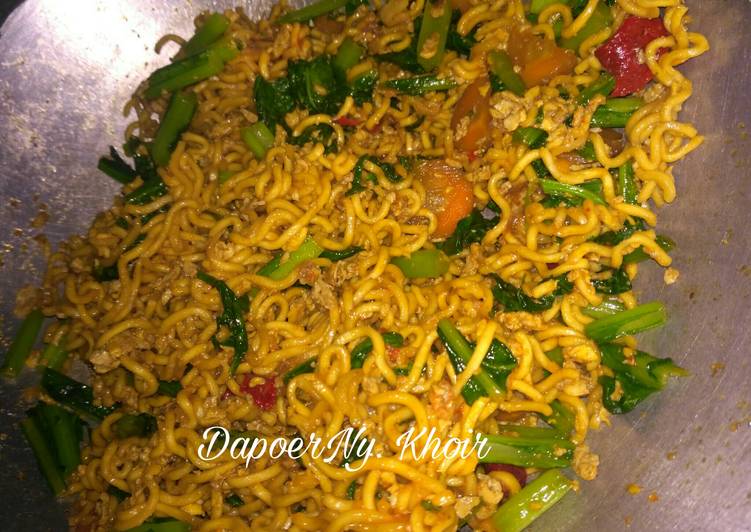 resep Mie telor rasa spageti