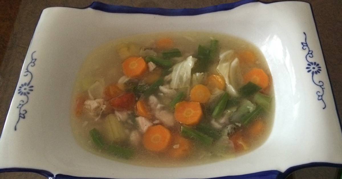 Resep Sop sayur ayam ala bita wulan