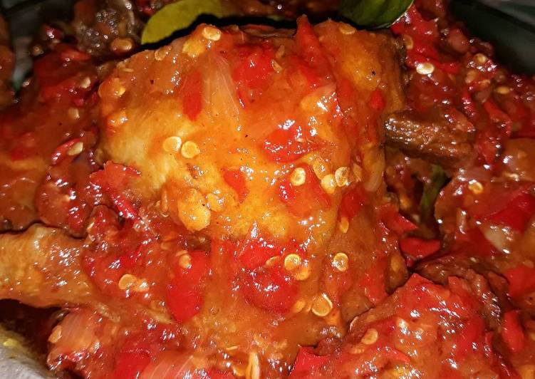 Resep Ayam masak sambalado alamahoy Oleh Kunkun Pangrangi