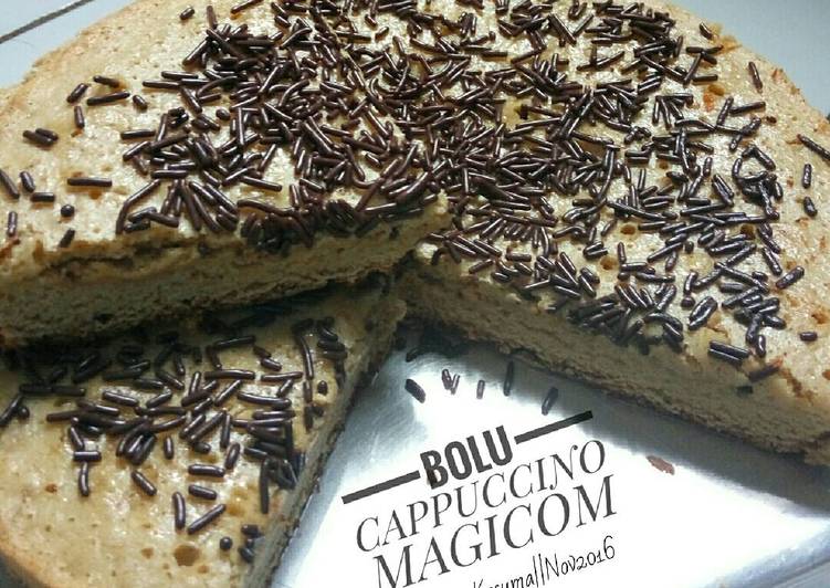 resep makanan Bolu cappuccino magicom