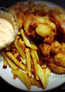 Fish n Chips Rumahan (halal)