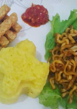 Nasi kuning rice cooker simple