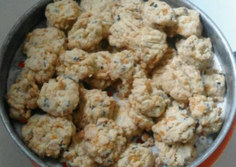 gambar untuk resep Salt and nori cookies