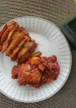 Chicken Boneless Saus Pedas