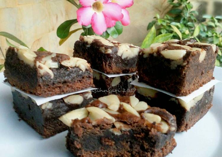 resep Brownies Panggang Kenari