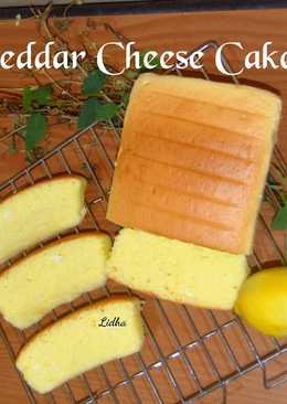 Cheddar Cheese Cake cottony cake