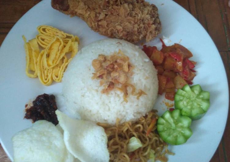 resep makanan Nasi uduk magicom simple