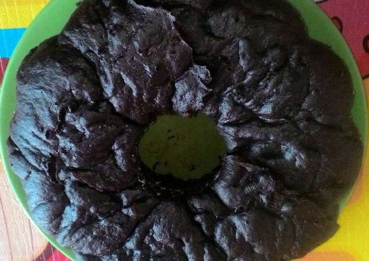 resep makanan Brownies Pisang Tepung Beras Kukus