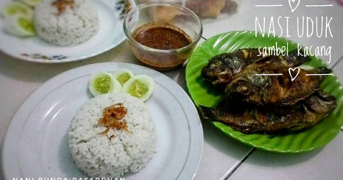 16 resep nasi uduk sambal kacang enak dan sederhana - Cookpad