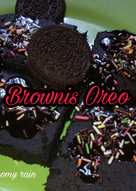Brownis Oreo 2 bahan aja