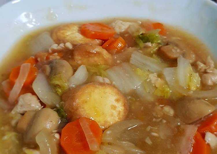 Sapo Tahu Ayam Sederhana