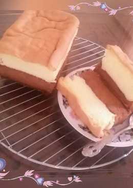 Sponge Cake - Bolu Lapis Kuning Cokelat