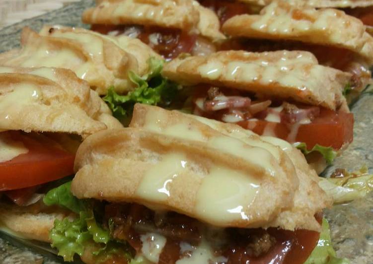 gambar untuk resep Mini burger sus