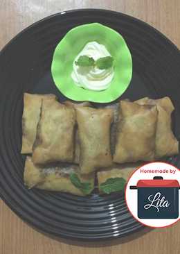 Lumpia goreng ebi ayam telur bengkoang #homemadebylita