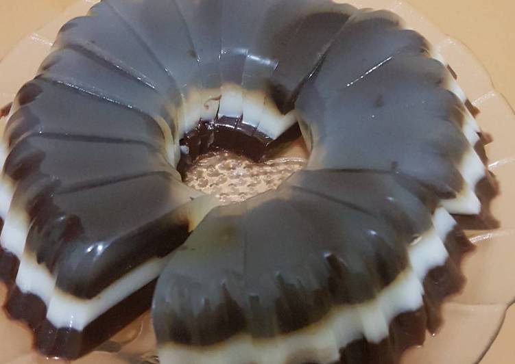 resep masakan Puding lapis oreo