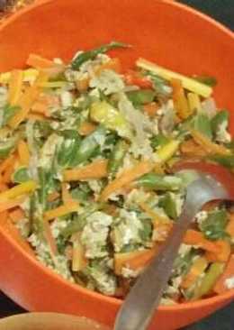 Orek telur buncis dan wortel