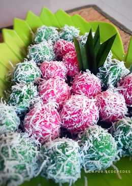 Klepon Ketan Gula Merah (no kapur sirih)