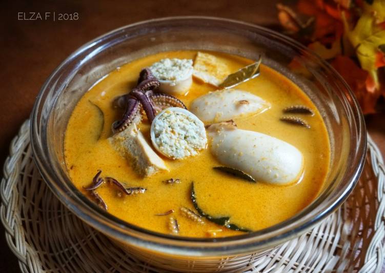 gambar untuk resep Gulai Cumi Isi Tahu