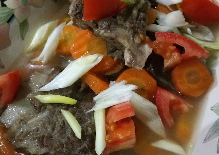 resep lengkap untuk Sop daging