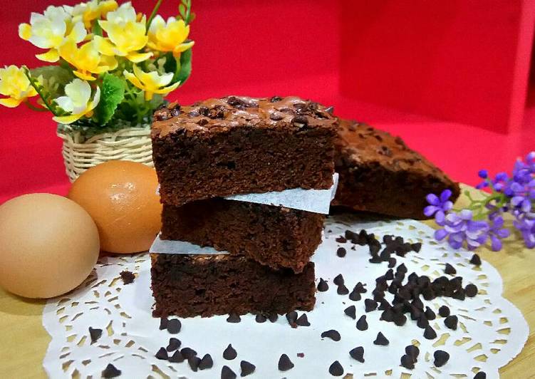 gambar untuk cara membuat Brownies cokelat