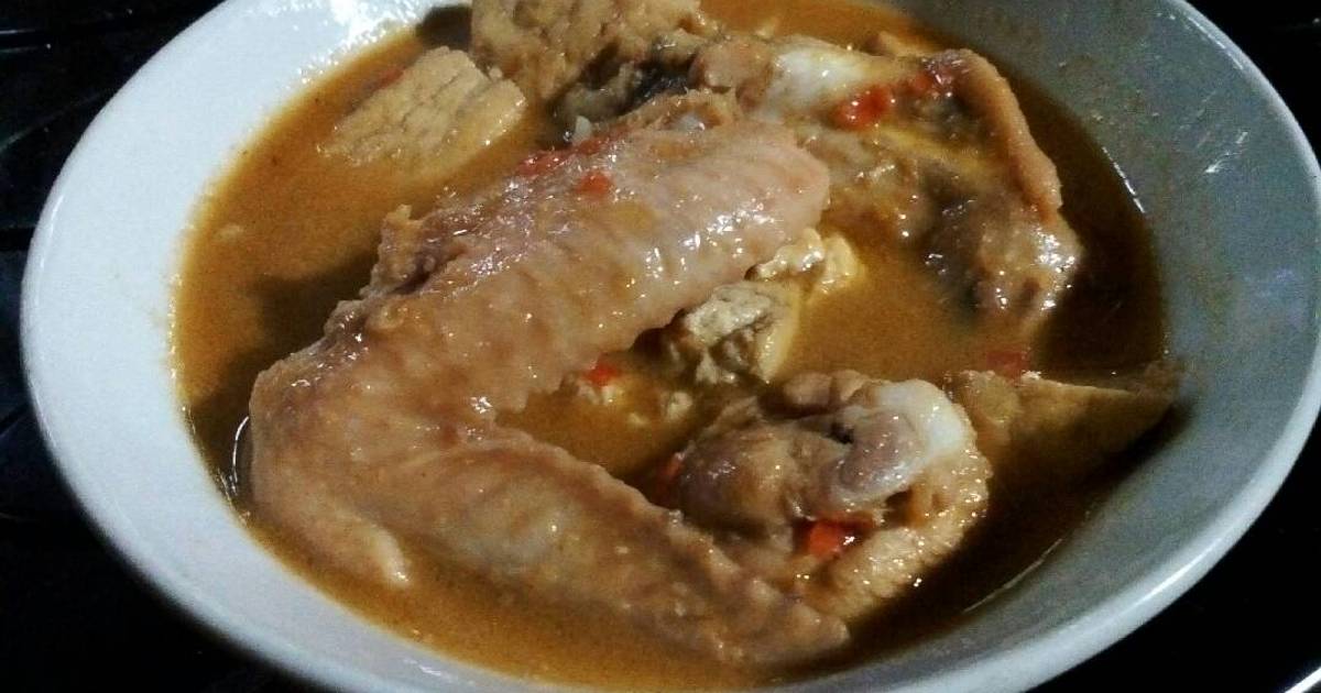 Resep Sayap ayam  tahu  santan  oleh FeNy Ersa SilviaNa Cookpad