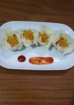 Siomay (Jamur Tiram, Udang dan Tahu)