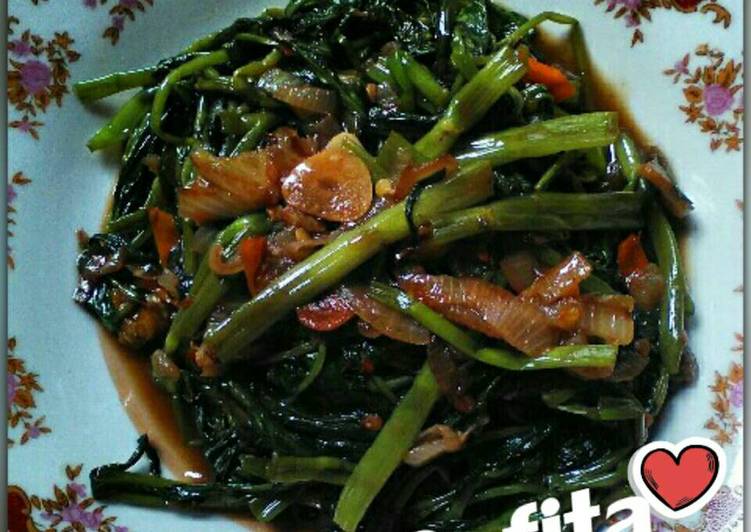 resep makanan Cah kangkung saos tiram