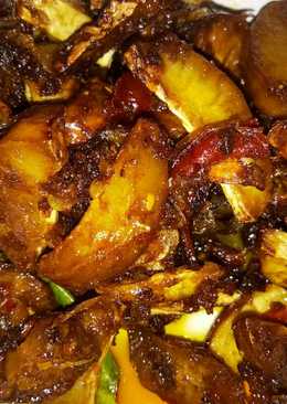 Jengkol Balado Kecap pedas kering