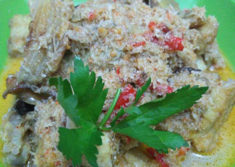 resep makanan Cucut pari asap sambal kelapa