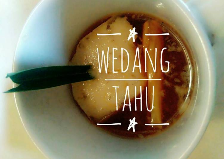 gambar untuk cara membuat Wedang Tahu