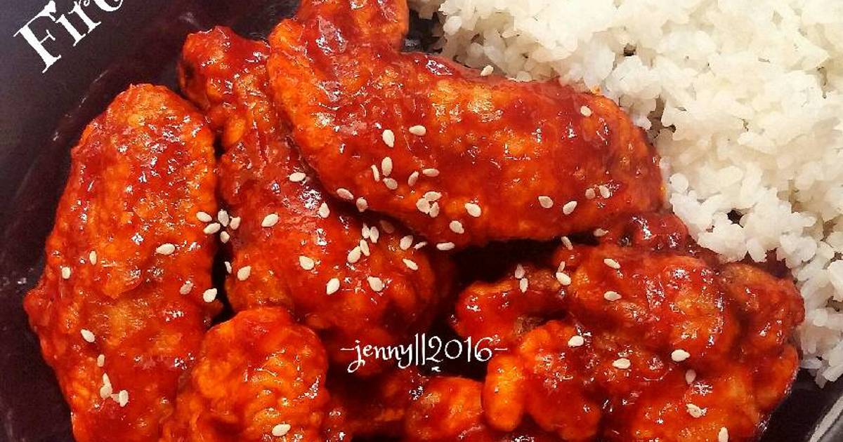 Resep Fire Chicken Wings a la Richeese ala Jenny