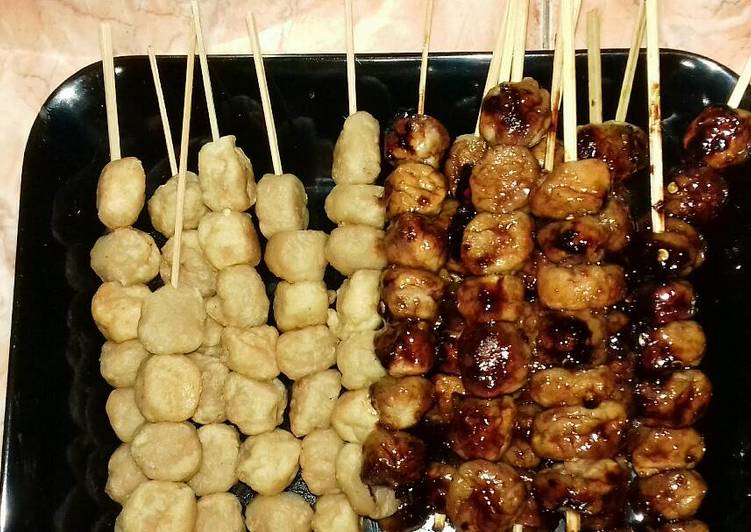 gambar untuk resep makanan Baso ayam bakar