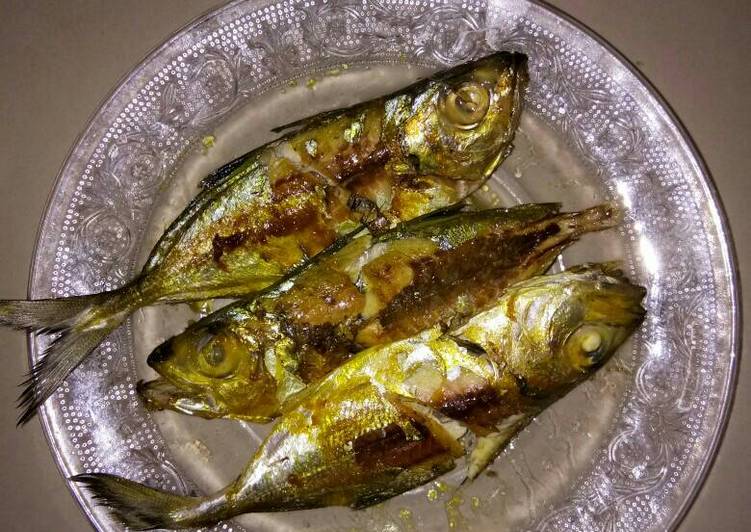 bahan dan cara membuat Ikan bakar teplon gil