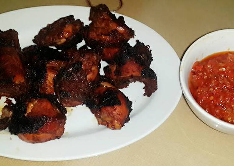 gambar untuk resep Ayam Bakar Kecap + sambal goreng terasi