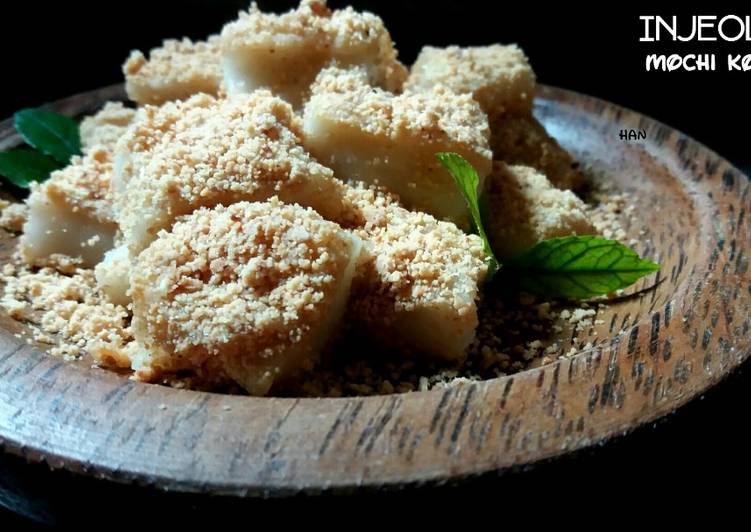 resep Injeolmi, mochi korea