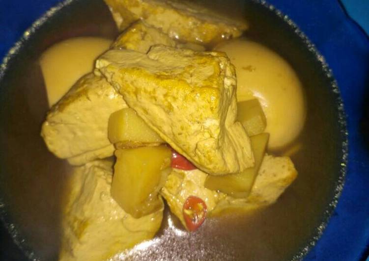 cara membuat Semur telur nd tahu