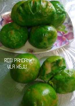 roti pandan vla keju