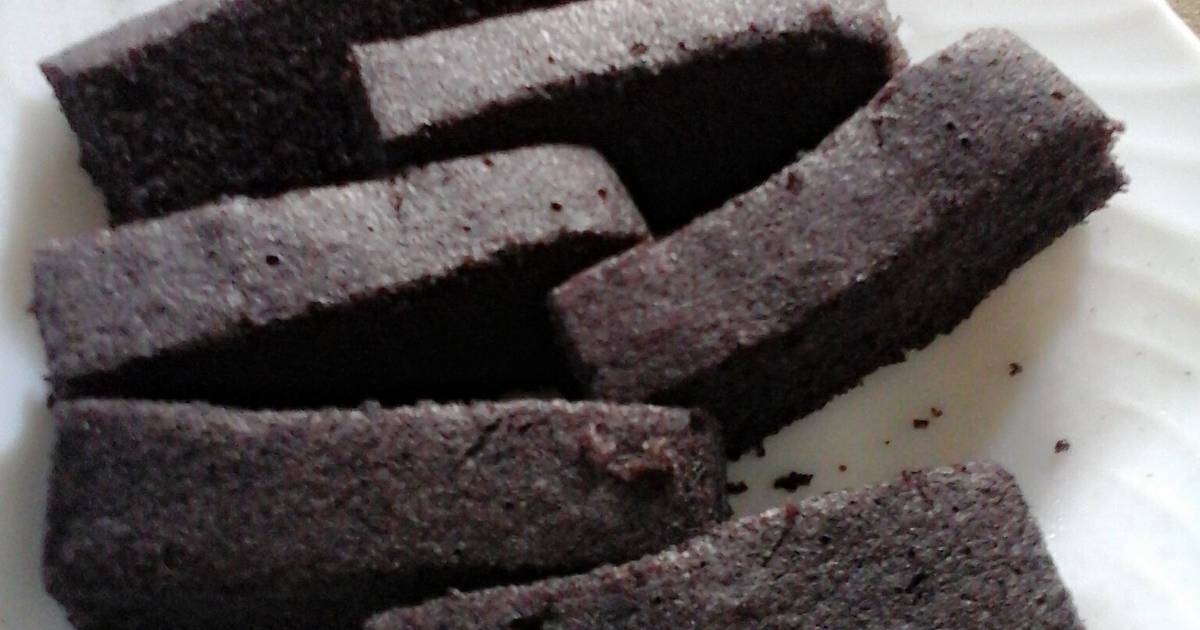 Resep Bolu kukus ketan hitam ueenak