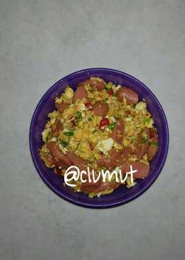 Orak Arik Telur dan Sosis