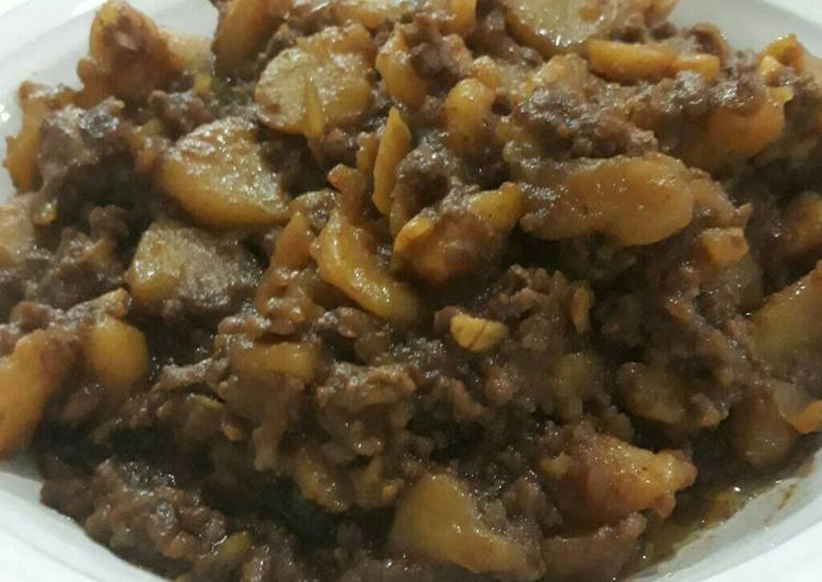 Resep Kentang kecap daging cincang Karya Birgitta Y