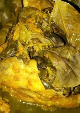Pepes ayam pedas