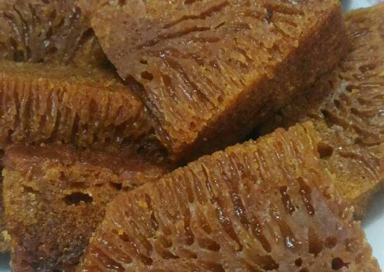 resep lengkap untuk Caramel Cake ala NCC