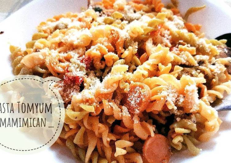 Resep Pasta TomYum Karya Mamimican_