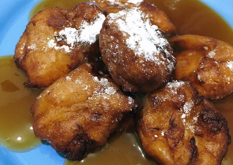 resep masakan Godok Pisang saus Gula Merah