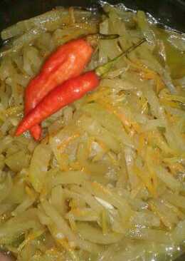 Sayur oseng labu siam+wortel