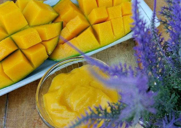 resep makanan Mango Sorbet / Sorbet Mangga