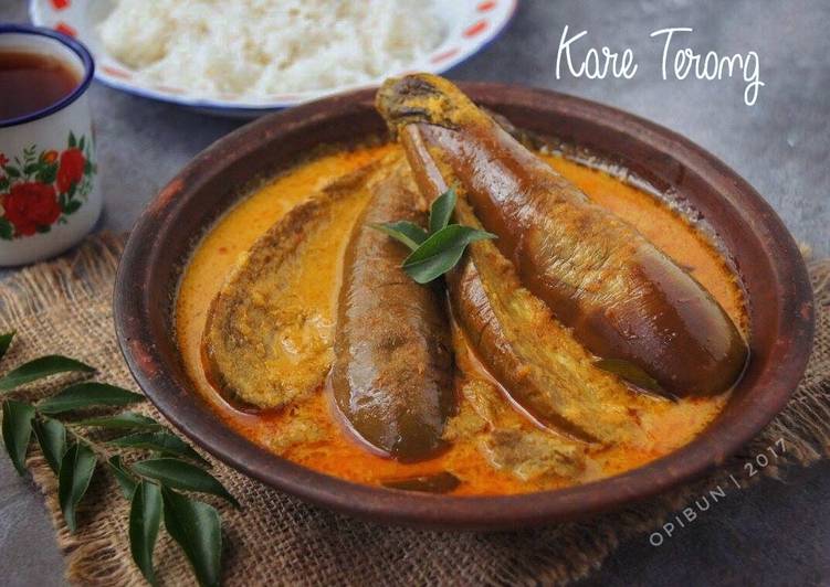 Resep Kare Terong (#PR_OlahanTerong) Oleh opibun