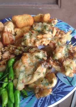 Bakwan jamur tiram kriuk