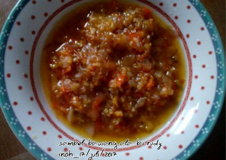 resep masakan Sambel bawang ala bu rudy